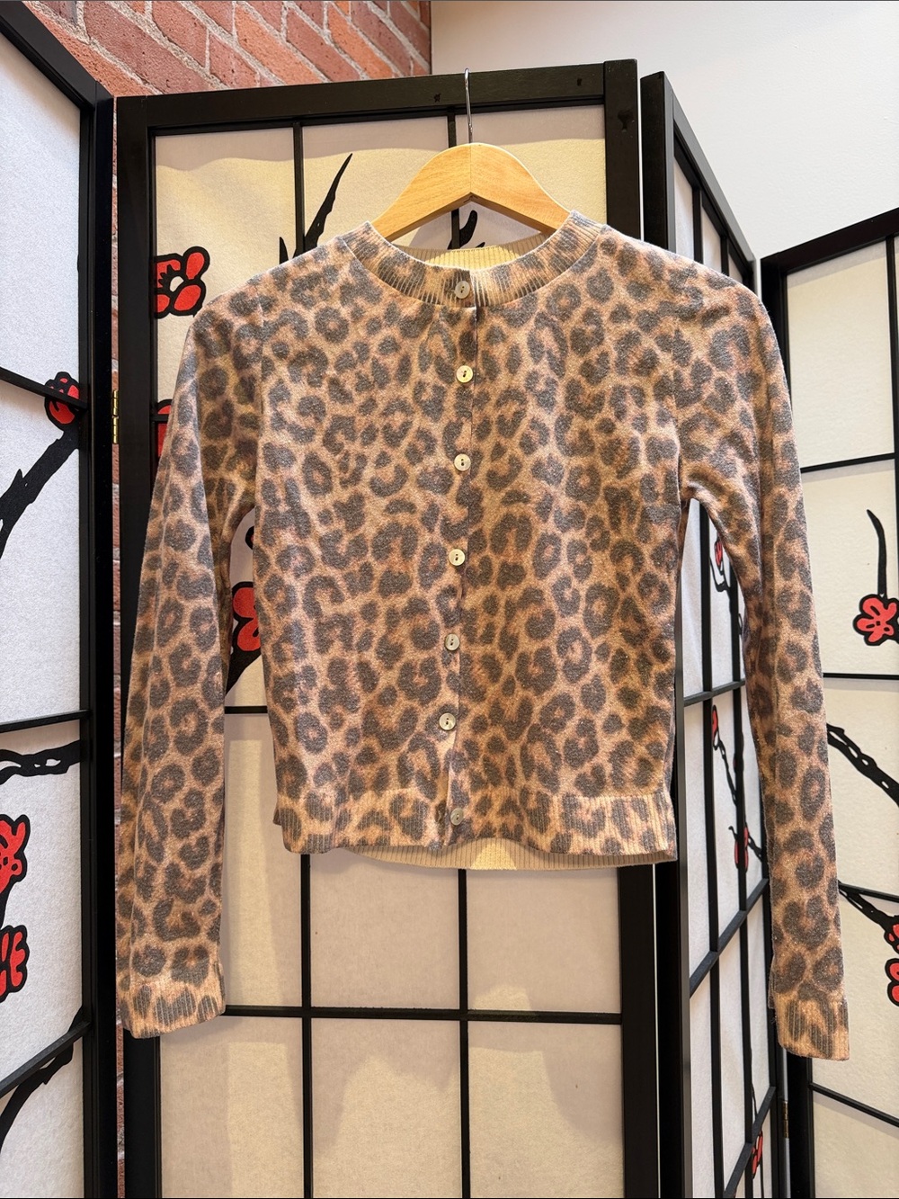 Leapord Print Cardigan